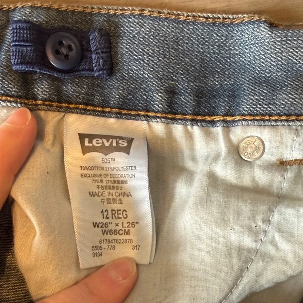 Levi's Boys Straight Jeans in Medium Wash Blue